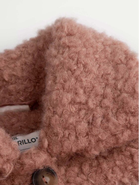 Coccodrillo Coccodrillo Кожено палто ZC4153101RGK Кафяв Regular Fit
