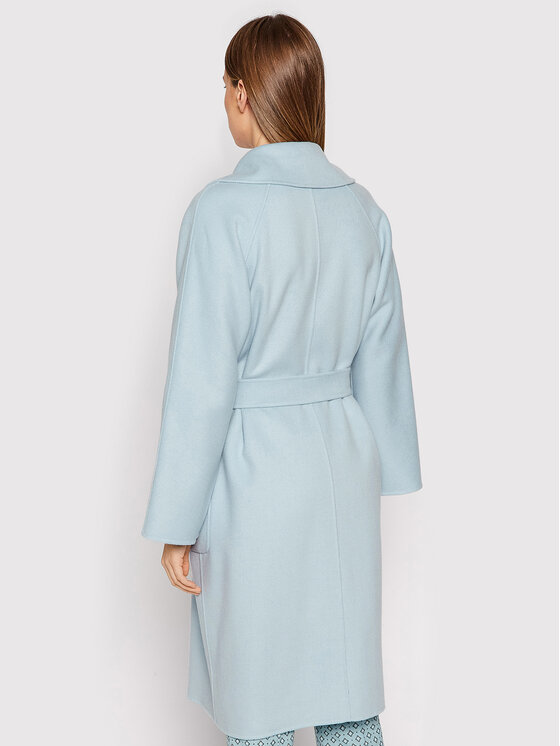 Weekend Max Mara Weekend Max Mara Вълнено палто Selz 50110327 Син Regular Fit