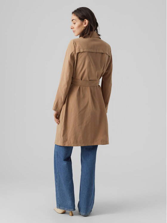 Vero Moda Vero Moda Тренч Billie Daisy 10281638 Кафяв Regular Fit