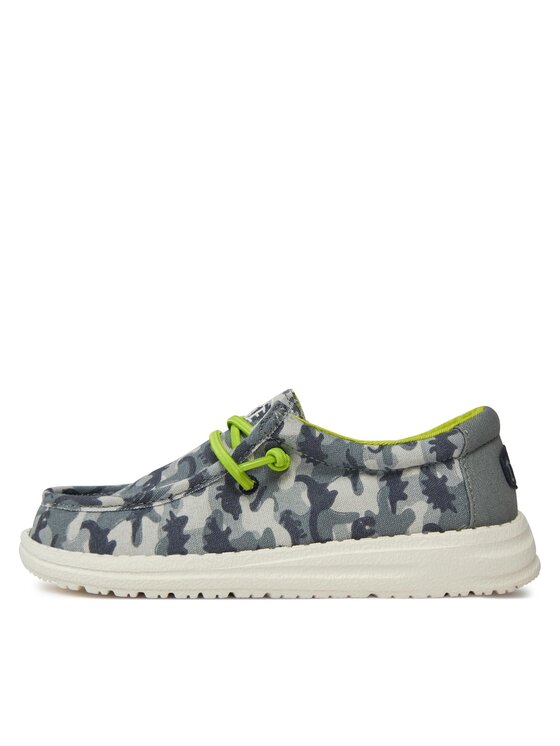 Hey Dude Hey Dude Mokassins Wally Youth Camodino 40043-425 Grau