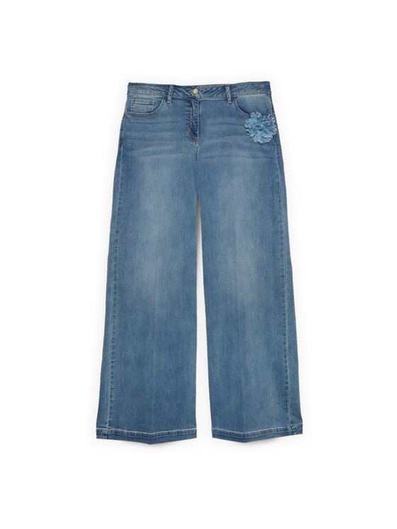 Fiorella Rubino Fiorella Rubino Jeansy P463T605256N004 Turkusowy Regular Fit