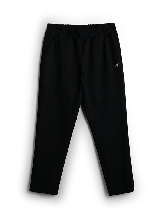 4F 4F Spodnie dresowe BASIC+ Czarny Slim Fit