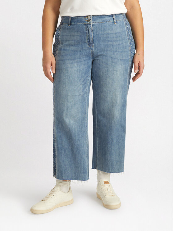 Fiorella Rubino Fiorella Rubino Jeans P552T004707N004 Turchese Cropp Fit