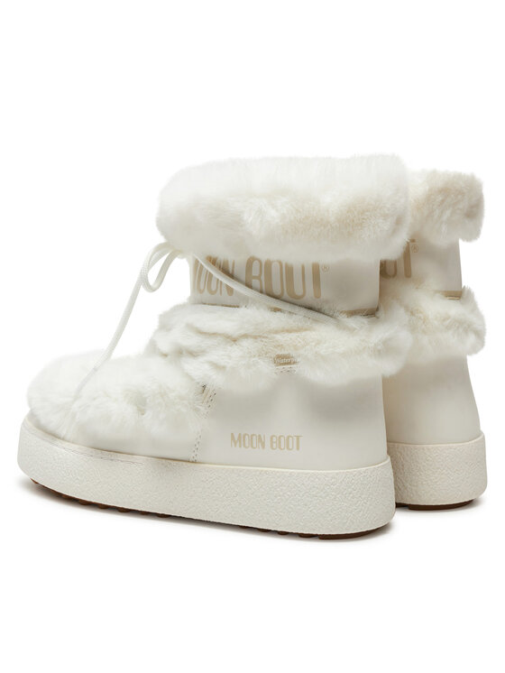 Moon Boot Moon Boot Μπότες Χιονιού Ltrack Tube Faux-Fur 80D2450130 Λευκό