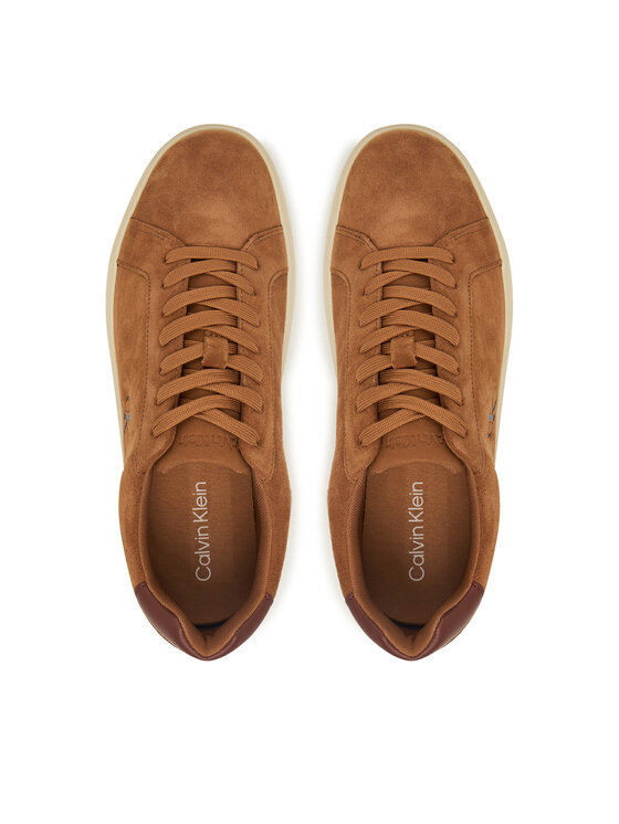 Calvin Klein Calvin Klein Tenisice Classic Cupsole Laceup Su YM0YM01434 Smeđa