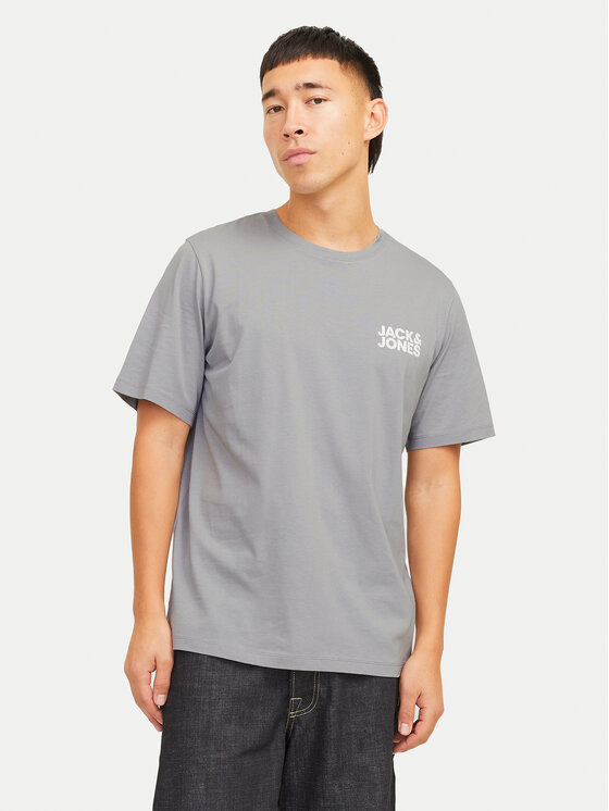 Jack & Jones Jack & Jones T-Shirt Corp Logo 12151955 Šedá Standard Fit