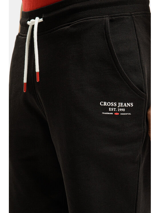 Cross Jeans Cross Jeans Szorty sportowe 49074-020 Czarny Regular Fit