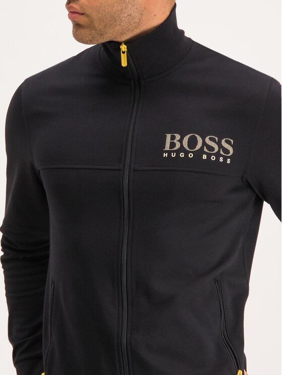 Boss Boss Bluză Tracksuit 50420366 Negru Regular Fit