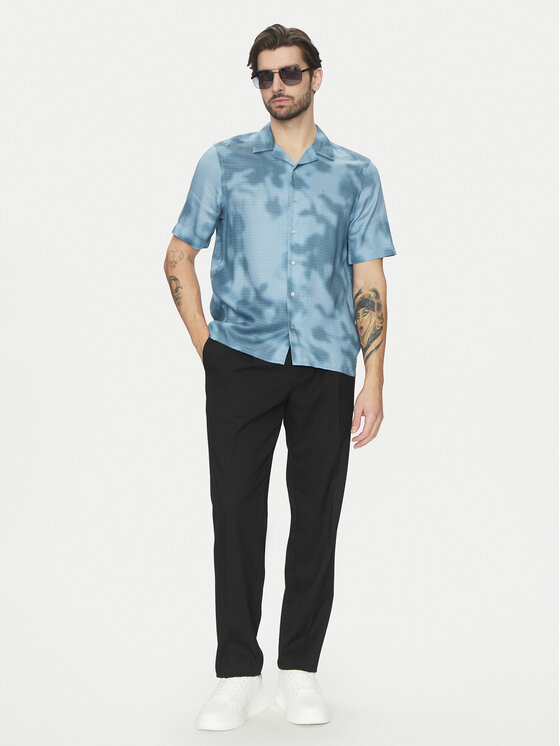 Calvin Klein Calvin Klein Koszula K10K114190 Niebieski Regular Fit