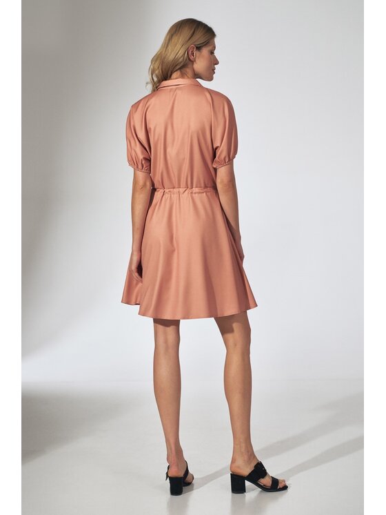 FIGL FIGL Šaty M739 Oranžová Regular Fit