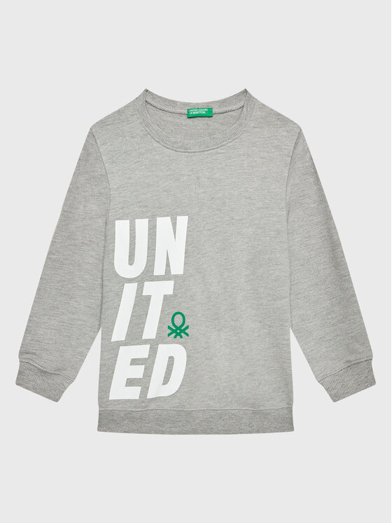 United Colors Of Benetton Bluză 3JLXC107Q Gri Regular Fit