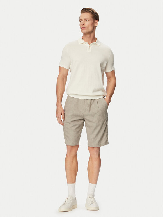 JOOP! Jeans JOOP! Jeans Szövet rövidnadrág Ruby-W 30102858 Bézs Regular Fit