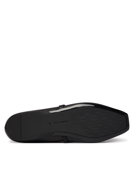 KARL LAGERFELD KARL LAGERFELD Balerini Konnie KL40196 Negru