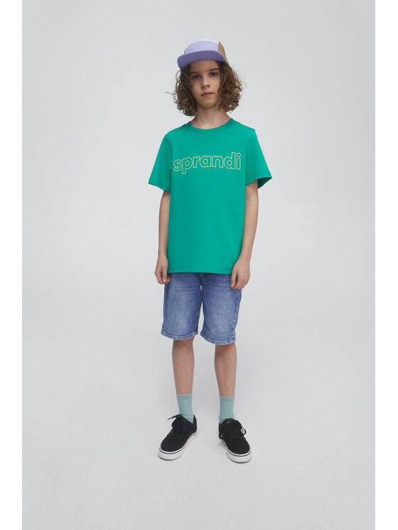 T-shirt SS21-TSB002 Verde Regular Fit
