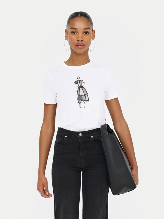ONLY ONLY T-shirt Emma 15329752 Bijela Regular Fit