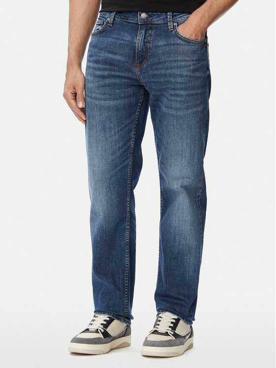 Guess Blugi Angels M6YAN2 D1476 Bleumarin Slim Fit