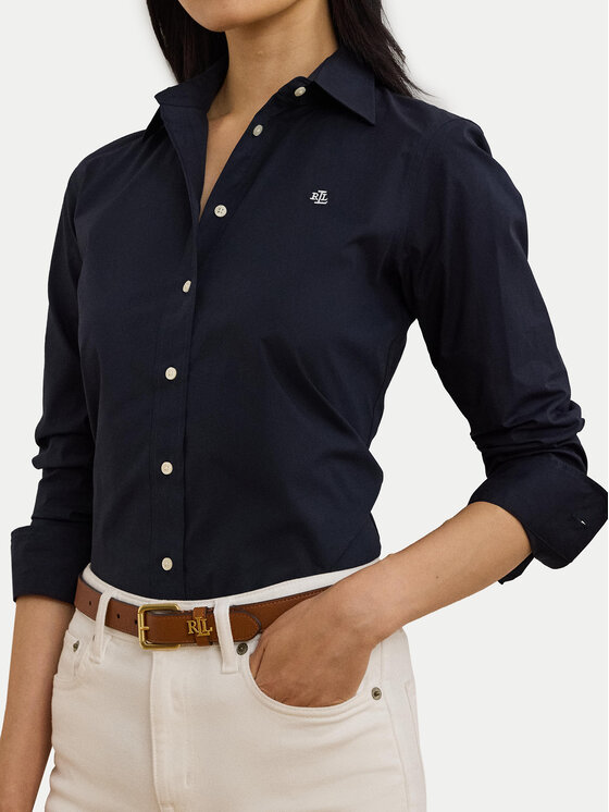 LAUREN RALPH LAUREN LAUREN RALPH LAUREN Риза Easy Care Point Collar 200684553003 Тъмносин Regular Fit