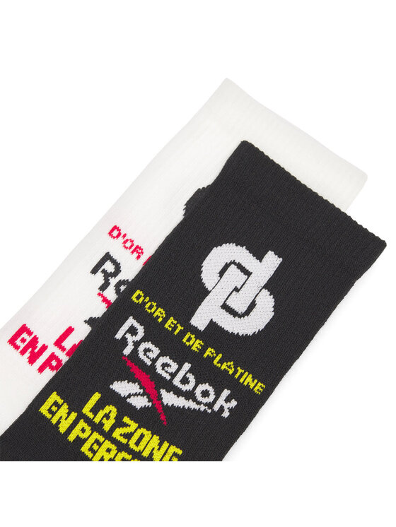 Reebok Reebok Set od 2 para unisex visokih čarapa JUL CREW SOCK HI3894 Šarena