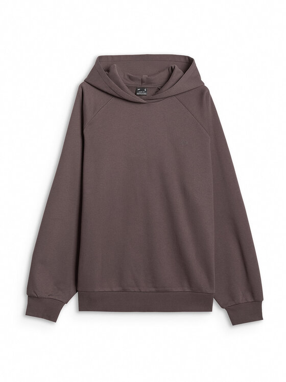 4F 4F Bluza BASIC+ Brązowy jasny Loose Fit