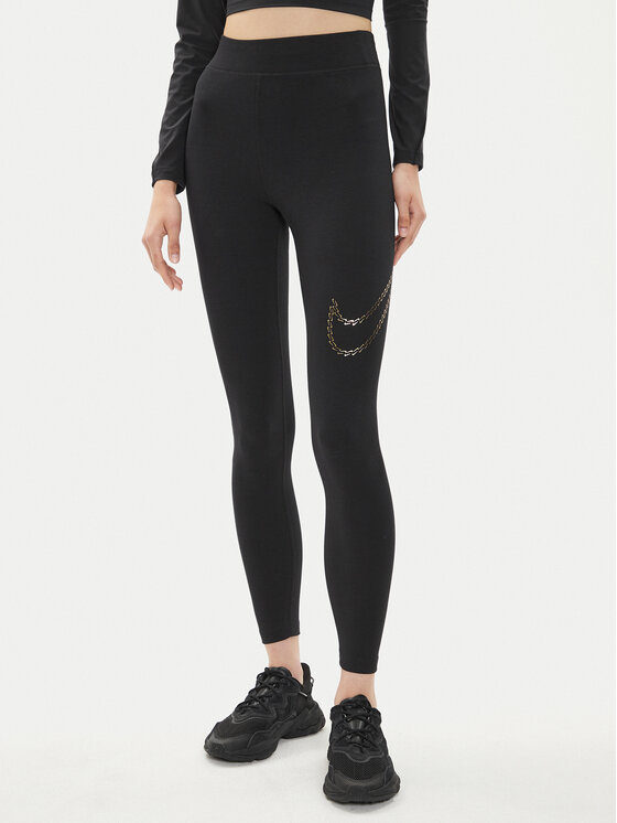 Nike Legingi FB8766 Melns Tight Fit