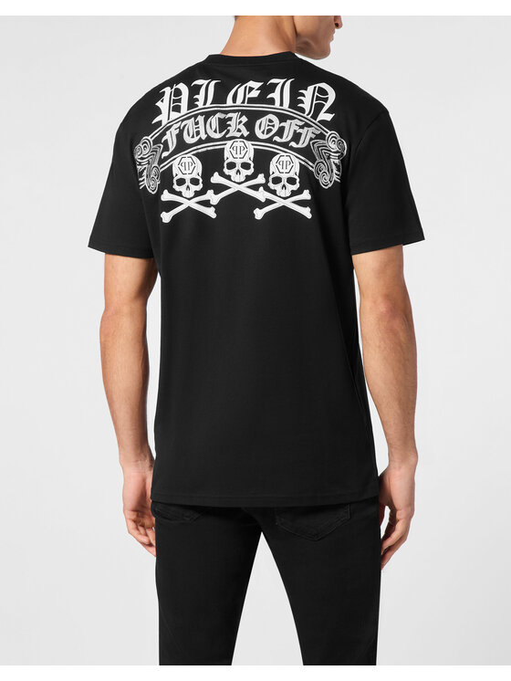 PHILIPP PLEIN PHILIPP PLEIN T-Shirt 14769 Czarny Regular Fit