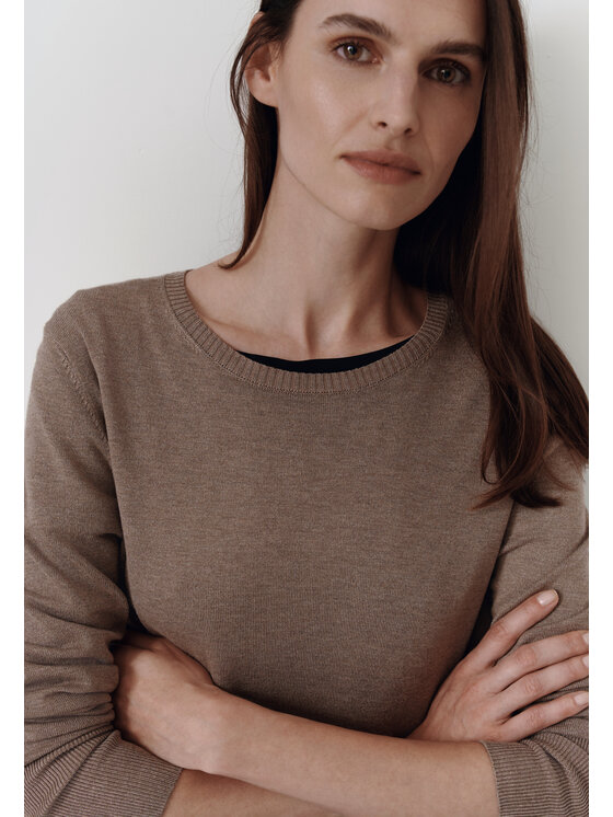 TATUUM TATUUM Sweter SKIMI Brązowy Classic Fit