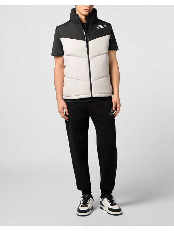 Plein Sport Plein Sport Kamizelka 24003 Beżowy Regular Fit