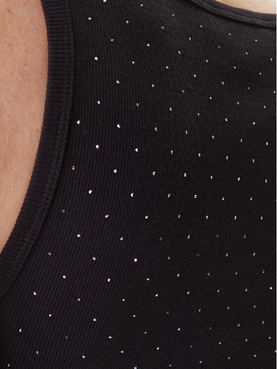 DKNY DKNY Top DJ6T1730 Črna Slim Fit