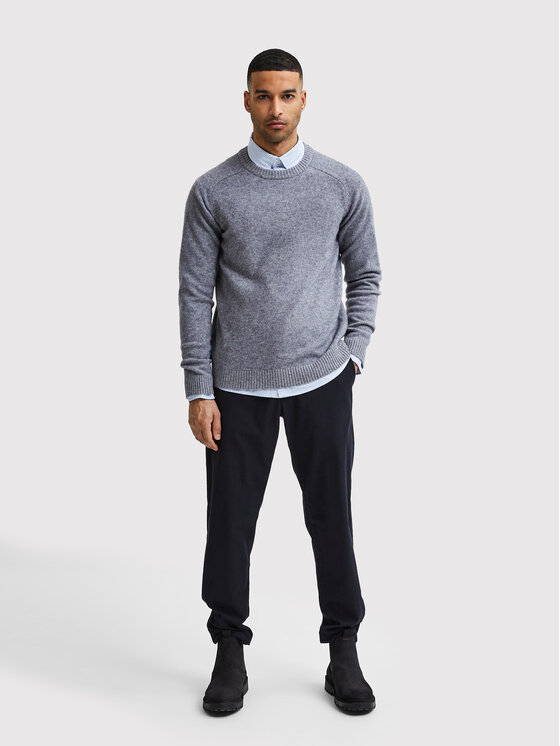 Selected Homme Selected Homme Sveter New Coban 16079780 Sivá Regular Fit