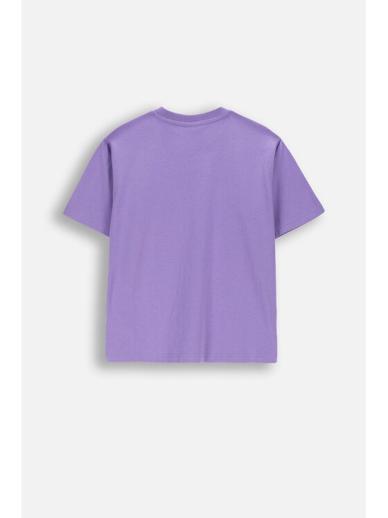 Coccodrillo Coccodrillo T-Shirt WC6143209MBJ-016 Fioletowy Regular Fit