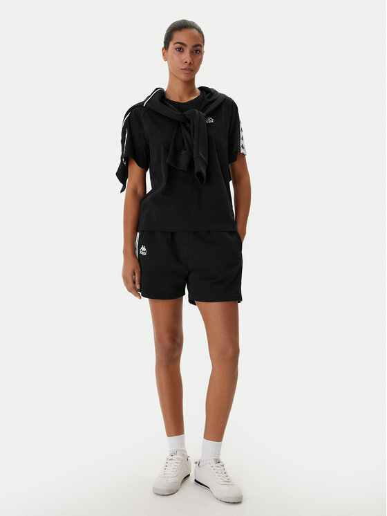Kappa Kappa Спортни шорти Banda Ivissa 361R6NW Черен Regular Fit