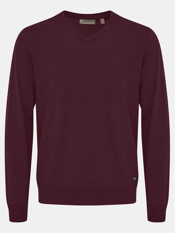 Blend Blend Sweter 20717955 Bordowy Regular Fit