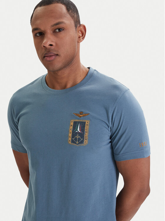 Aeronautica Militare Aeronautica Militare T-krekls 261TS2534UJ00641 Zils Regular Fit
