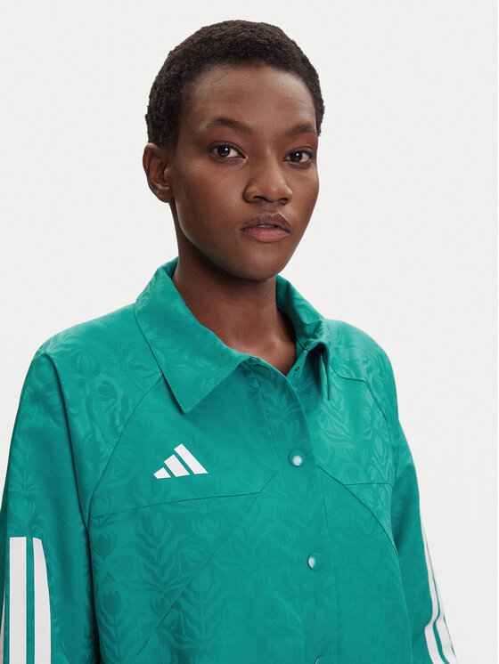 adidas adidas Демісезонна куртка Tiro x Common Goal Coaches JL9204 Бірюзовий Loose Fit