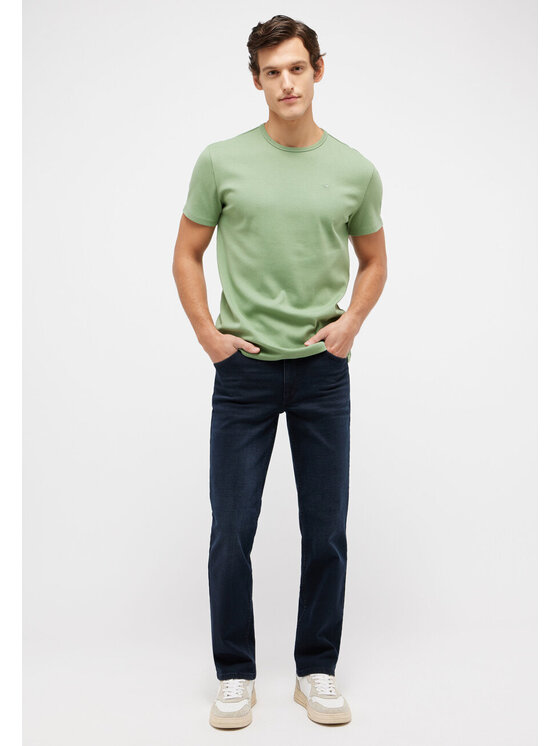 Mustang Mustang T-shirt ALLEN Verde Slim Fit