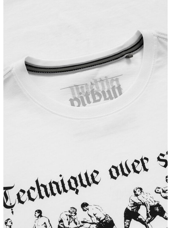 PITBULL PITBULL T-Shirt MULTISPORT Biały Regular Fit
