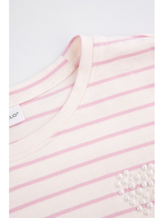 Coccodrillo Coccodrillo Longsleeve WC6143101HGJ-033 Różowy Regular Fit