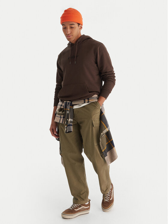 Quiksilver Quiksilver Bluză Screen Fleece Fineline EQYFT05136 Maro Regular Fit