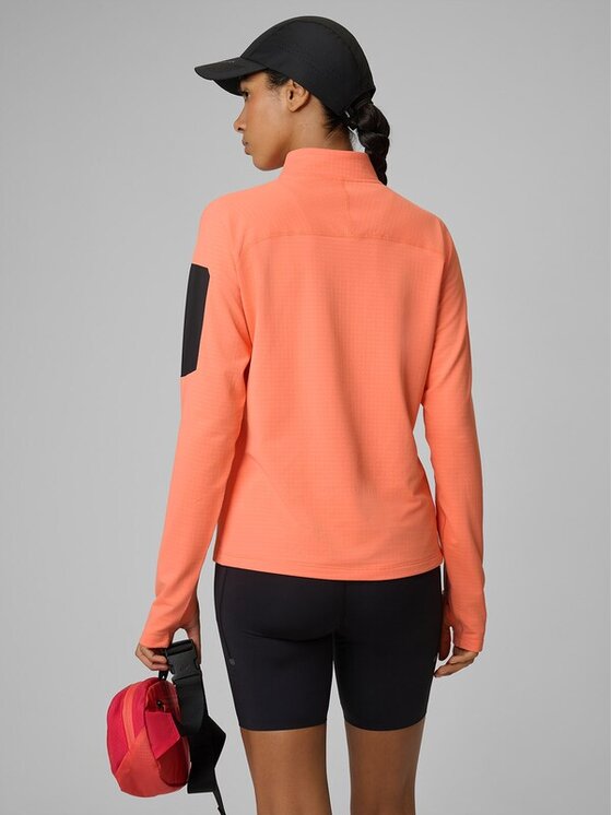 4F 4F Bluza 4FWSS26TFSWF642 Pomarańczowy Active Fit