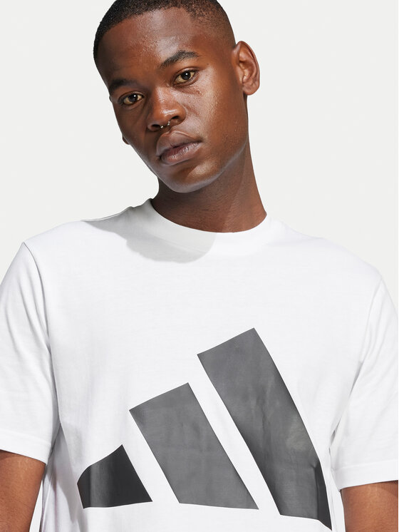 adidas adidas Tricou Essentials Big Logo JE8943 Alb Regular Fit