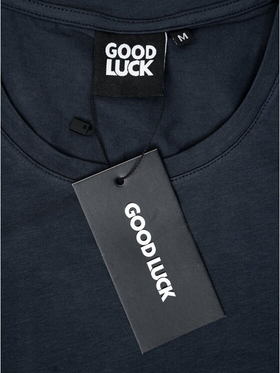 Good Luck Good Luck T-Shirt Koniczyna klasyczna 131690 Szary ciemny Regular Fit