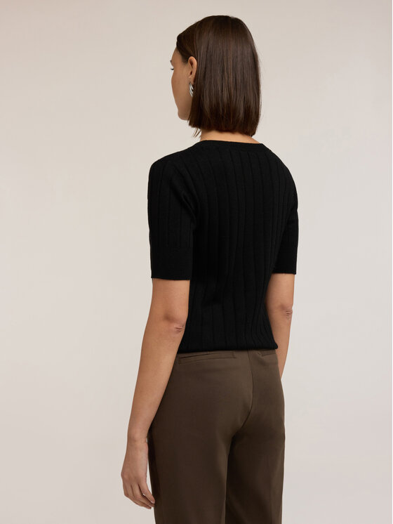 Motivi Motivi T-shirt M443W003541N033 Nero Regular Fit