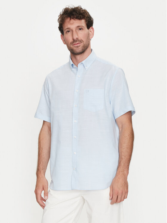 Bugatti Bugatti Camicia 9450 58330A Blu Regular Fit