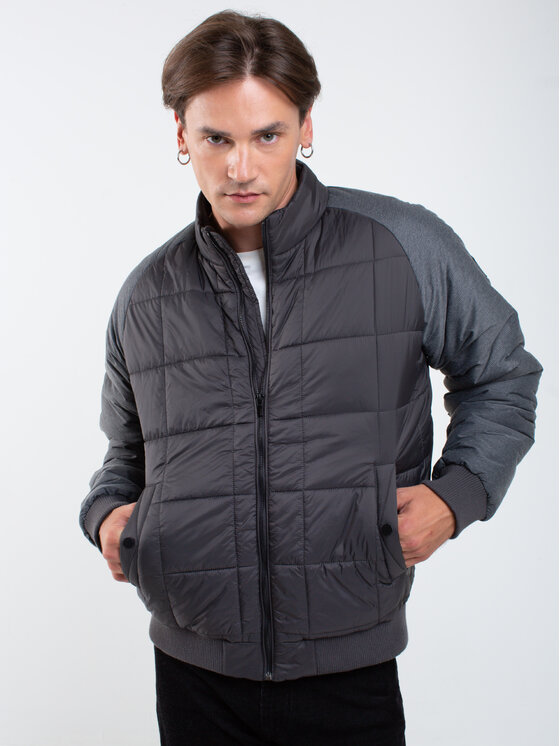 BIG STAR BIG STAR Kurtka zimowa HUBERT Czarny Basic Fit