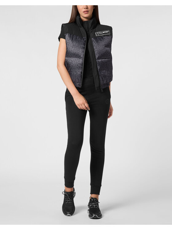 Plein Sport Plein Sport Bezrękawnik 10161 Czarny Regular Fit