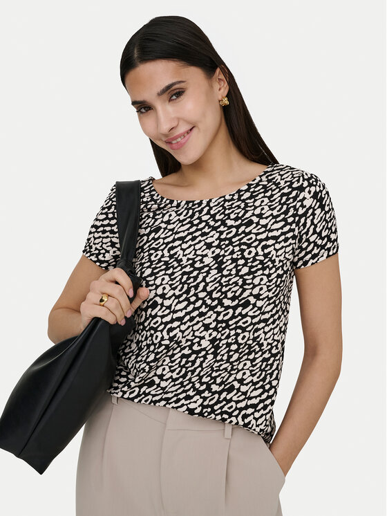 ONLY ONLY Bluse Bera 15368588 Schwarz Regular Fit