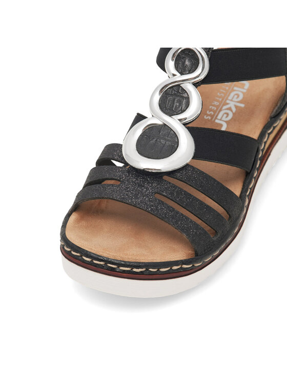 Rieker Rieker Sandale 679L4-00 Crna