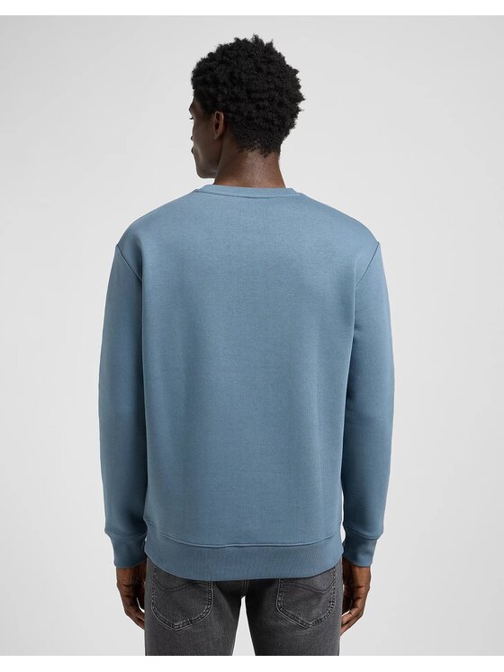 Lee Lee Bluza REGULAR CORE SWS Niebieski Regular Fit