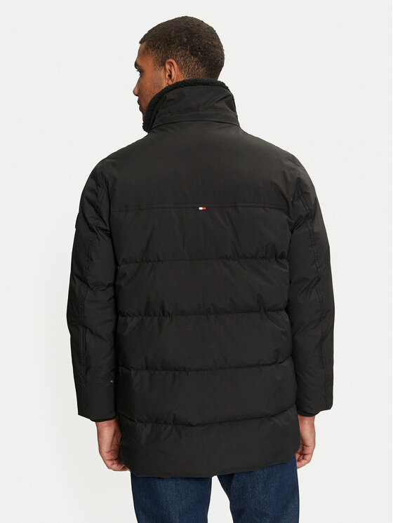 Tommy Hilfiger Tommy Hilfiger Žieminė striukė Rockie MW0MW36593 Juoda Regular Fit