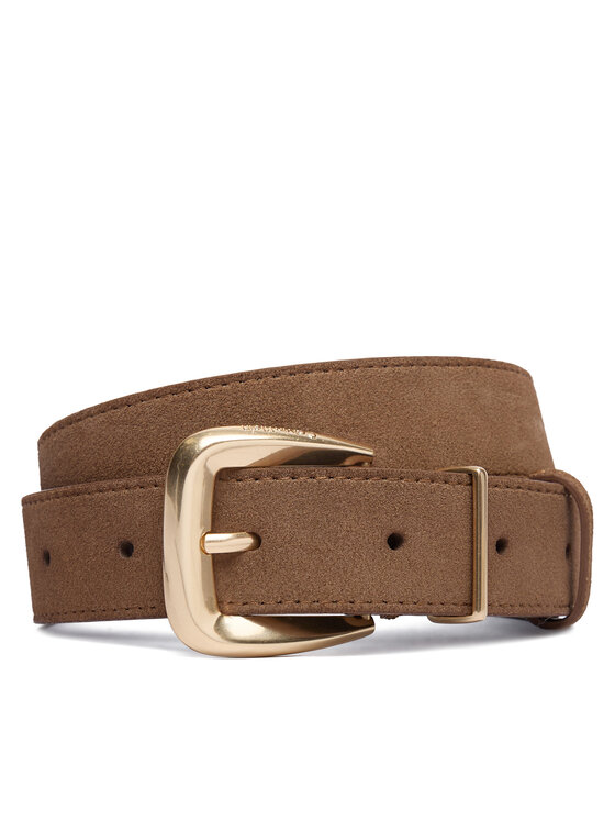 Calvin Klein Curea Hw End Tip Buckle Suede 30Mm LV04F7114G Maro